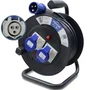 Phasak Regleta enrollable BN 3475 con 2 enchufes industriales 2P+TT y 25m de cable